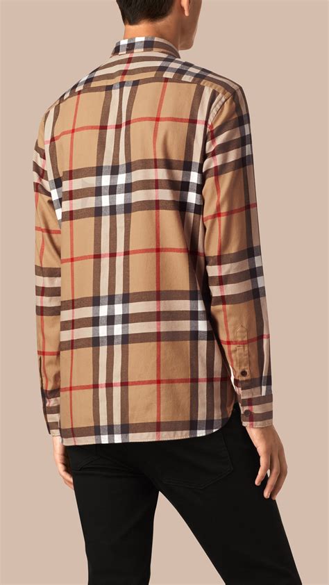 burberry top for men|Burberry flannel men's.